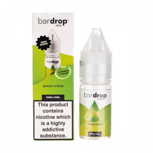 Lemon Lime Nic Salt E-Liquid by Bar Drop