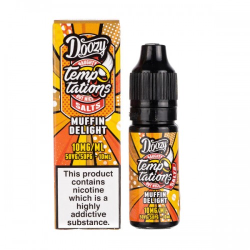 Muffin Delight Nic Salt E-Liquid by Doozy Tem...