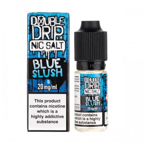 Blue Slush Nic Salt E-Liquid by Double Drip