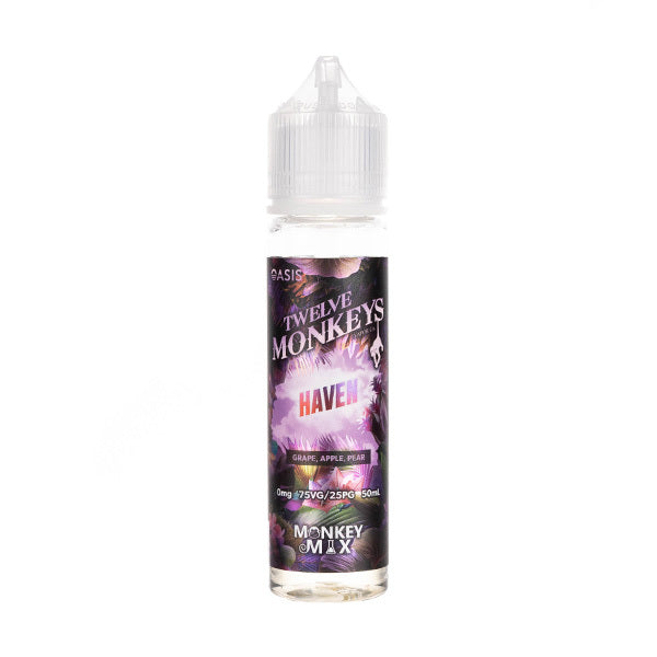 Haven 50ml Shortfill E-Liquids by Twelve Monkeys