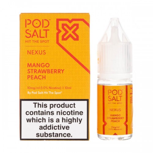 Mango Strawberry Peach Nic Salt by Pod Salt N...