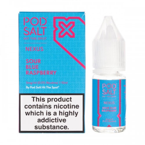 Sour Blue Raspberry Nic Salt by Pod Salt Nexu...