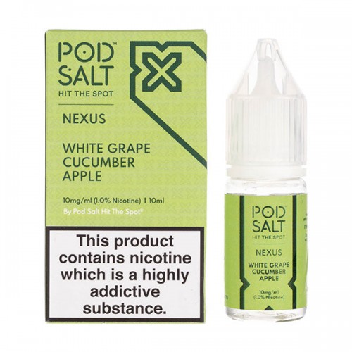 White Grape Cucumber Apple Nic Salt by Pod Sa...