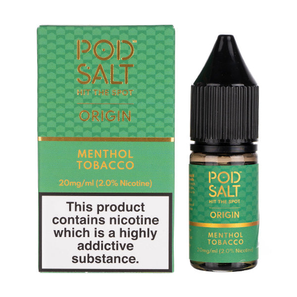 Menthol Tobacco Nic Salt by Pod Salt Origin