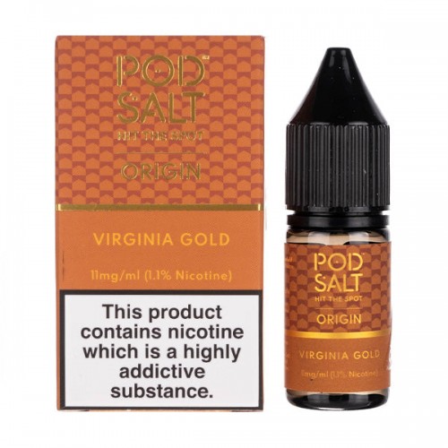 Virginia Gold Nic Salt by Pod Salt Origin