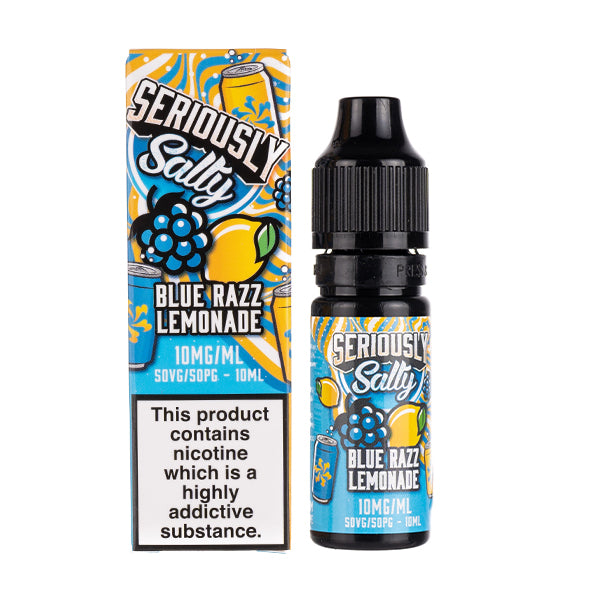 Blue Razz Lemonade Nic Salt E-Liquid by Seriously Soda