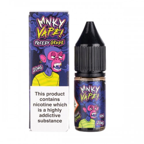 Freezy Grape Nic Salt E-Liquid by MNKY Vape