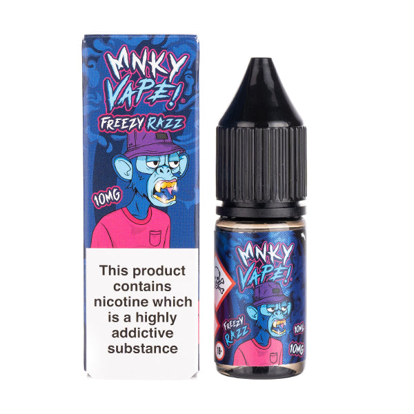 Freezy Razz Nic Salt E-Liquid by MNKY Vape