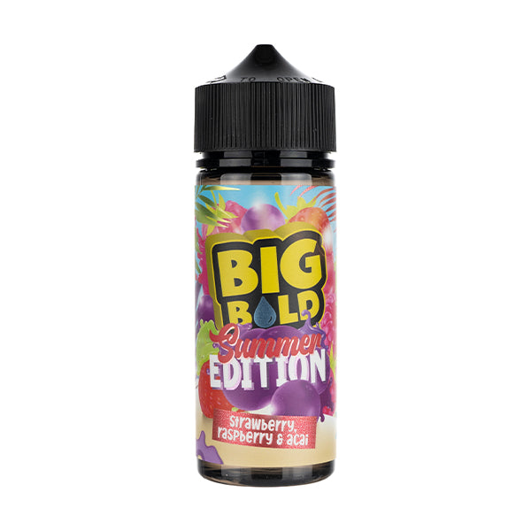 Raspberry, Strawberry & Acai 100ml Shortfill E-Liquid by Big Bold Creamy