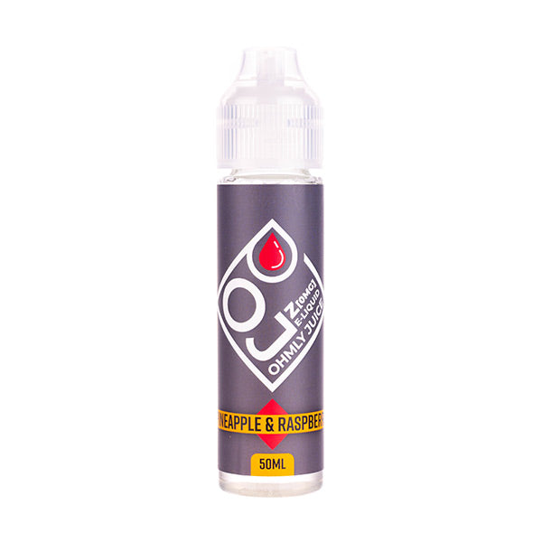 Pineapple & Raspberry 50ml Shortfill E-Liquid by Ohmly