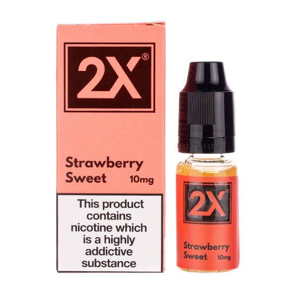 Strawberry Sweet Nic Salt E-Liquid by 2X