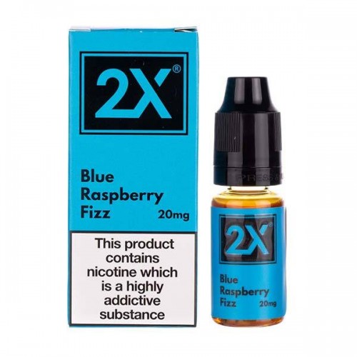 Blue Raspberry Fizz Nic Salt E-Liquid by 2X