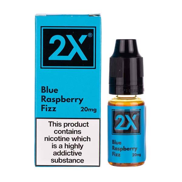 Blue Raspberry Fizz Nic Salt E-Liquid by 2X
