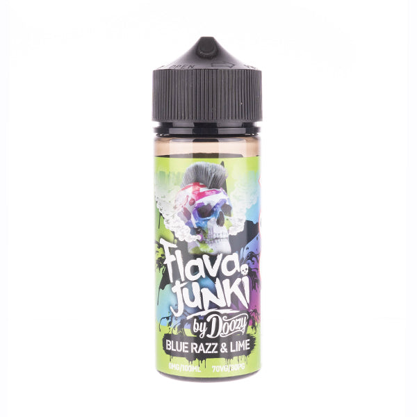 Blue Razz and Lime 100ml Shortfill E-Liquid by Flava Junki