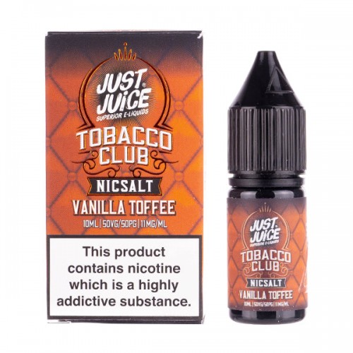 Vanilla Toffee Tobacco Nic Salt E-Liquid by J...