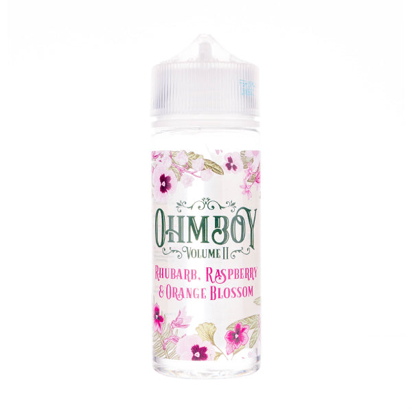 Rhubarb, Raspberry, Orange Blossom 100ml Shortfill E-Liquid by Ohm Boy