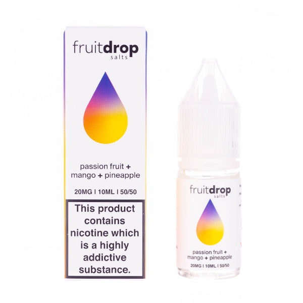 Passionfruit, Mango & Pineapple Nic Salt by Fruit Drop