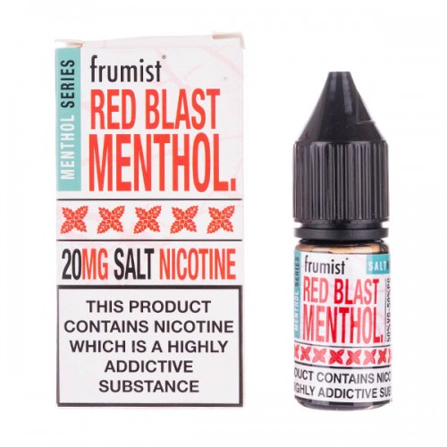 Red Blast Menthol Nic Salt E-Liquid by Frumis...