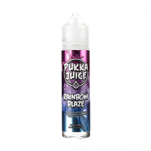 Rainbow Blaze 50ml Shortfill E-Liquid by Pukk...