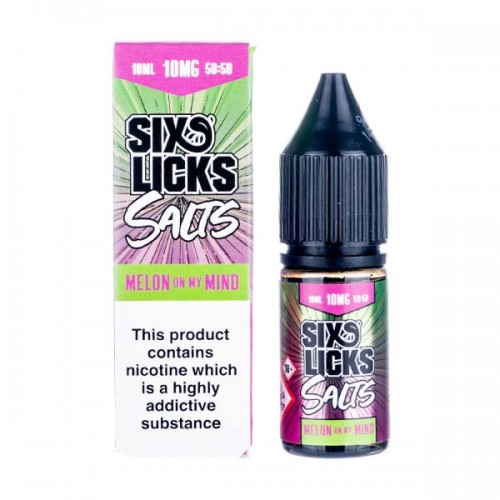 Melon On My Mind Nic Salt E-Liquid by Six Lic...