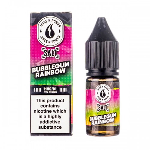 Bubblegum Rainbow Nic Salt E-Liquid by Juice ...