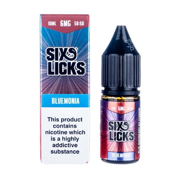 Bluemonia 50/50 E-Liquid by Six Licks