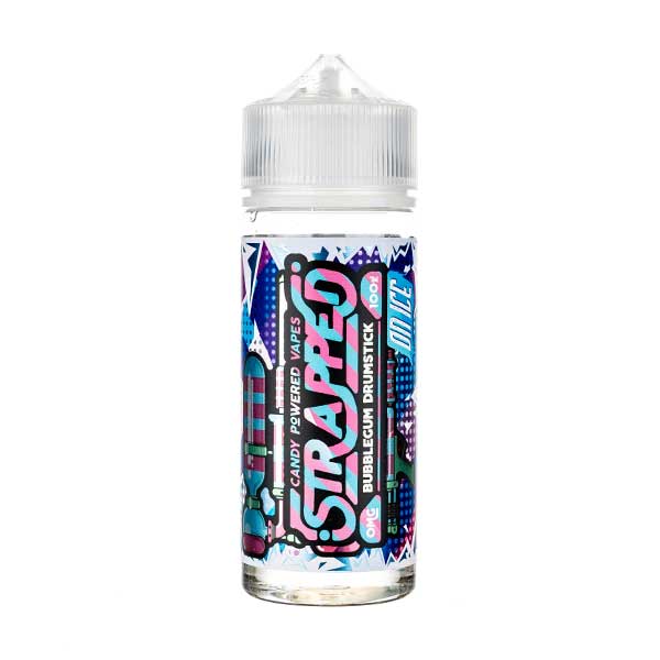 Bubblegum Drumstick ON ICE 100ml Shortfill E-Liquid by Strapped