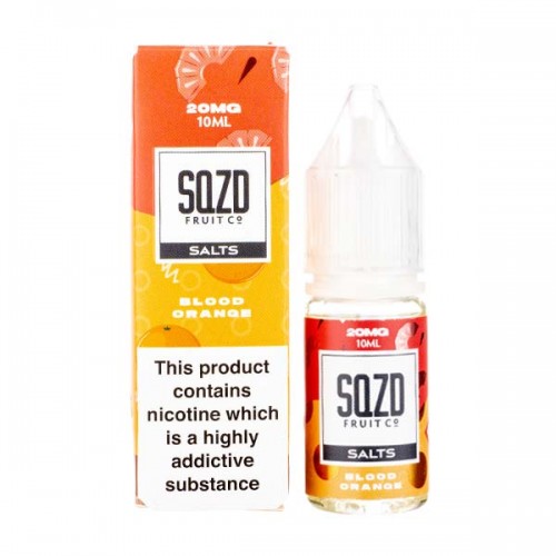 Blood Orange Nic Salt E-Liquid by SQZD Fruit ...