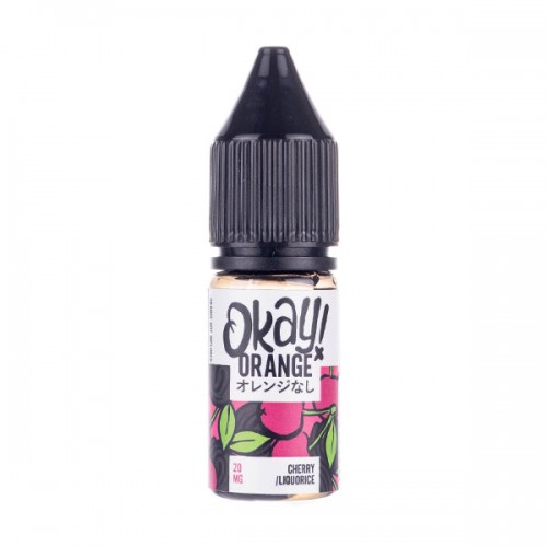 Cherry Liquorice Nic Salt E-Liquid by Okay! O...