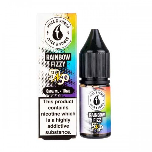 Rainbow Fizz 50/50 E-Liquid by Juice N Power