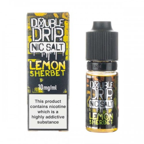Lemon Sherbet Nic Salt E-Liquid by Double Dri...