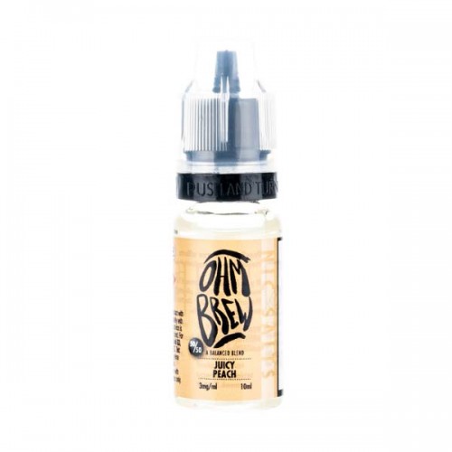 Juicy Peach Nic Salt E-Liquid by Ohm Brew