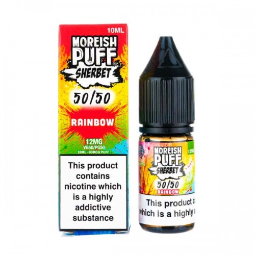 Rainbow Sherbet 50/50 E-Liquid by Moreish Puf...