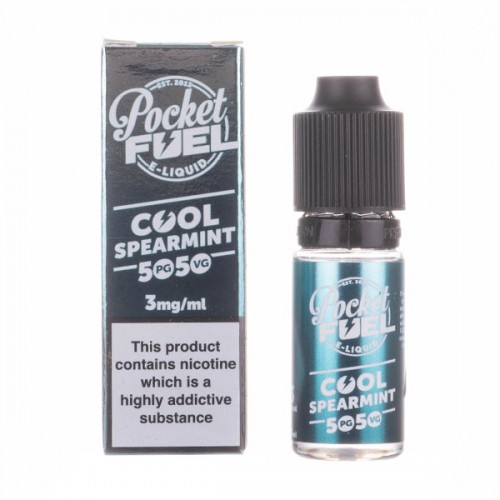 Cool Spearmint 50-50 E-Liquid by Pocket Fuel