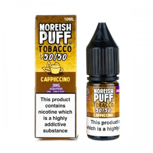 Cappuccino Tobacco 50/50 E-Liquid by Moreish ...