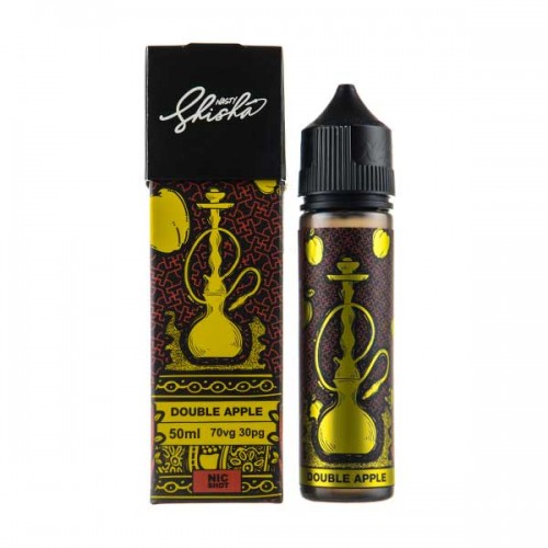 Double Apple Shisha 50ml Shortfill E-Liquid b...