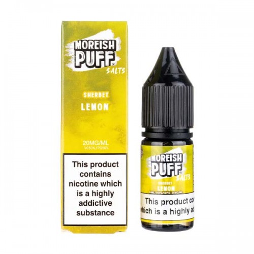 Lemon Sherbet Nic Salt E-Liquid by Moreish Pu...