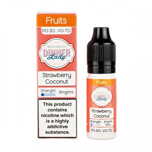 Strawberry Coconut 70/30 E-Liquid by Dinner L...