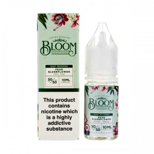 Pear Elderflower Nic Salt E-Liquid by Bloom