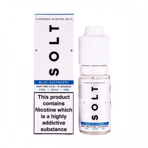 Blue Raspberry Nic Salt E-Liquid by SOLT