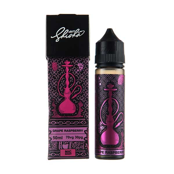 Grape Raspberry Shisha 50ml Shortfill E-Liquid by Nasty Juice