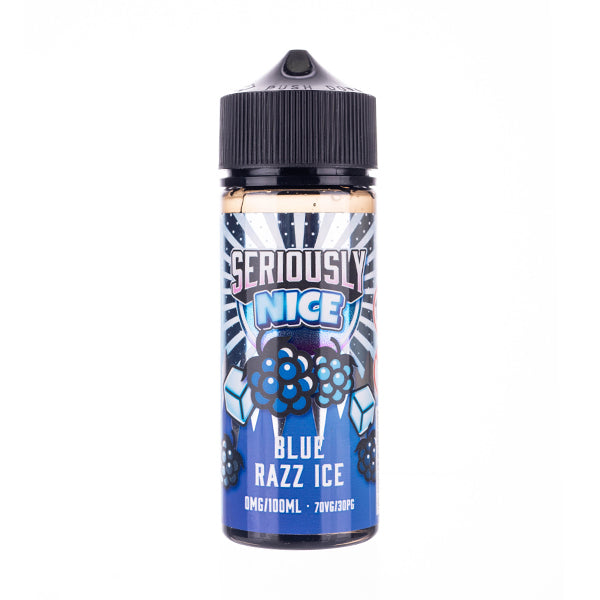 Blue Razz Ice 100ml Shortfill E-Liquid by Seriously Nice