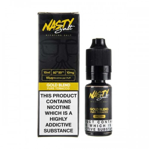 Gold Blend Nic Salt E-Liquid by Nasty Juice