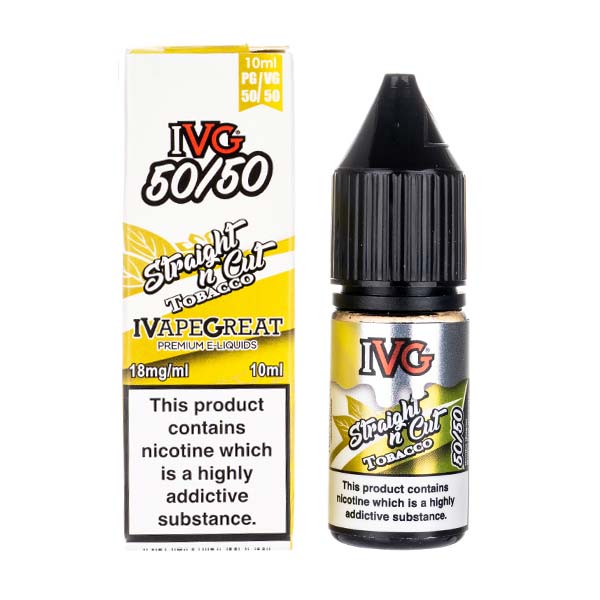 Straight N Cut Tobacco E-Liquid by IVG