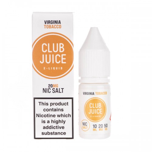 Virginia Tobacco Nic Salt E-Liquid by Club Ju...