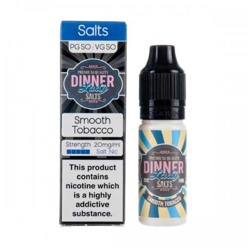 Smooth Tobacco Nic Salt E-Liquid by Dinner La...