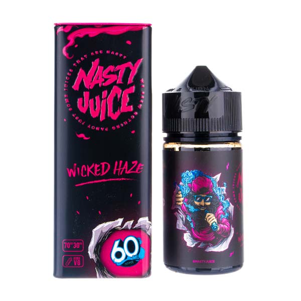Wicked Haze 50ml Shortfill E-Liquid by Nasty Juice