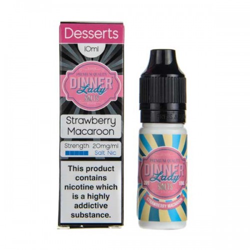 Strawberry Macaroon Nic Salt E-Liquid by Dinn...