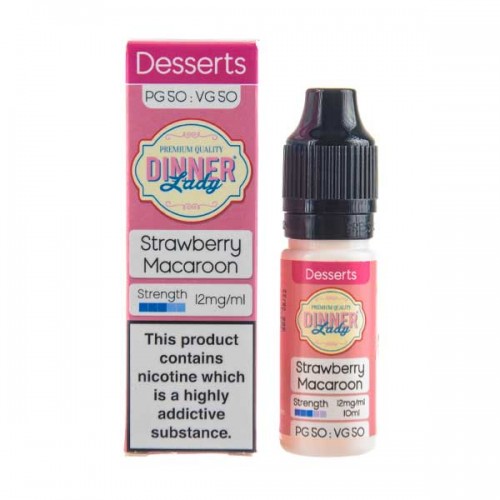 Strawberry Macaroon 50/50 E-Liquid by Dinner ...