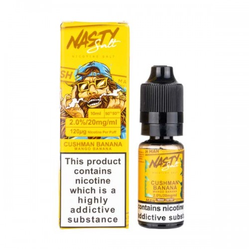 Banana Cush Man Nic Salt E-Liquid by Nasty Ju...